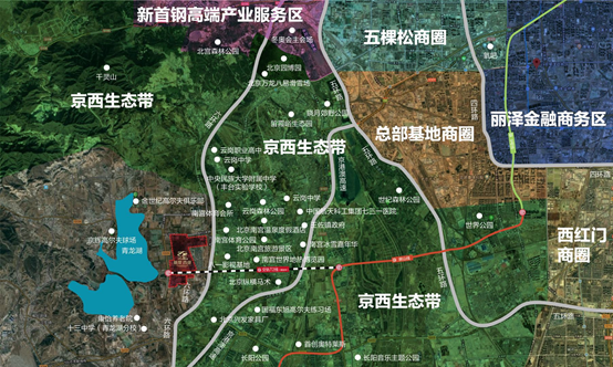 北京青龙湖规划西石府图片