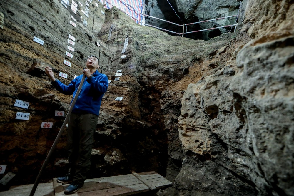 新华全媒洞见四万年探访贵州贵安新区招果洞遗址