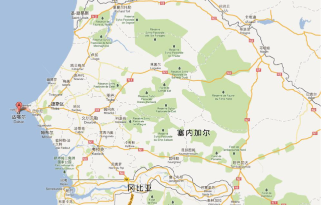 地理位置2020年6月30日,中国驻塞内加尔使馆与达喀尔市政府共同举办了