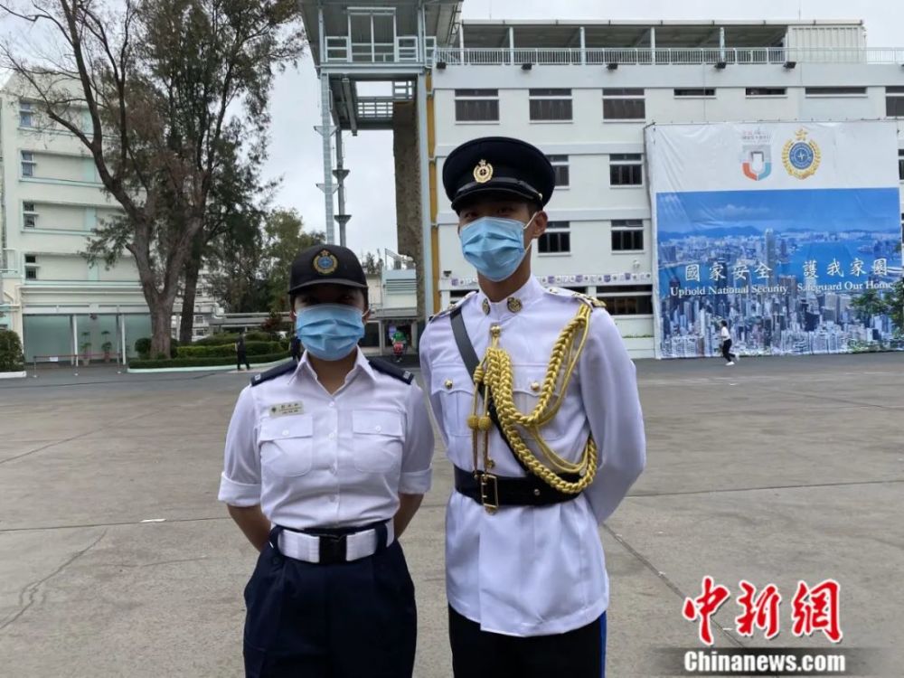 香港警队改中式队列图片