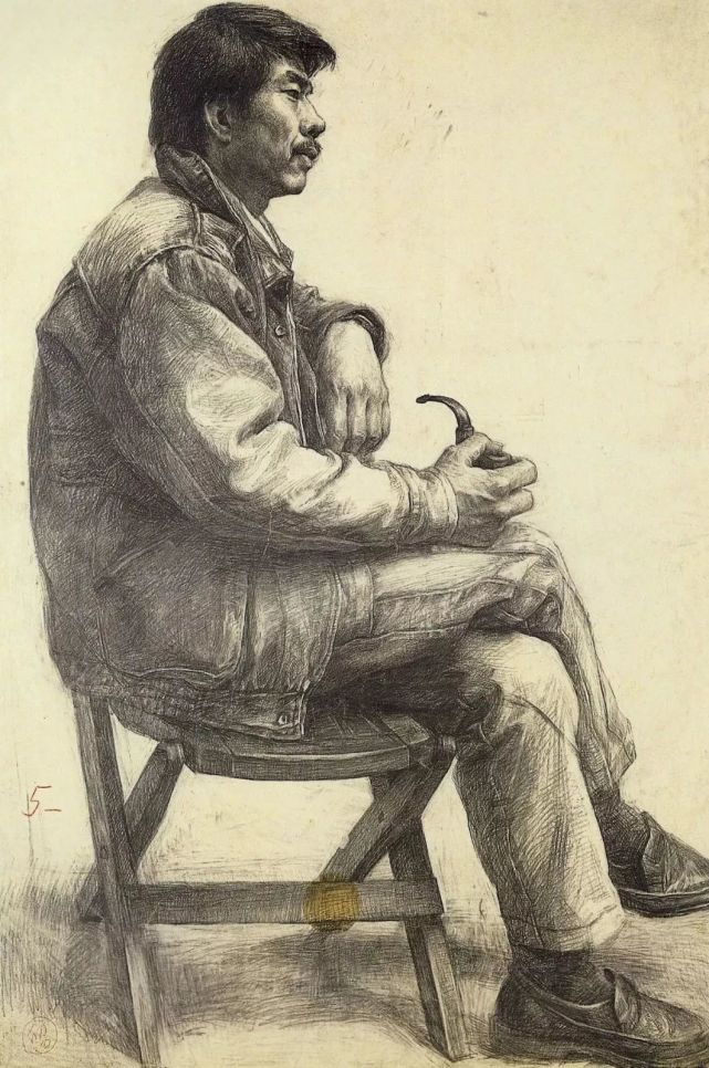 学院派素描的经典——素描全身像