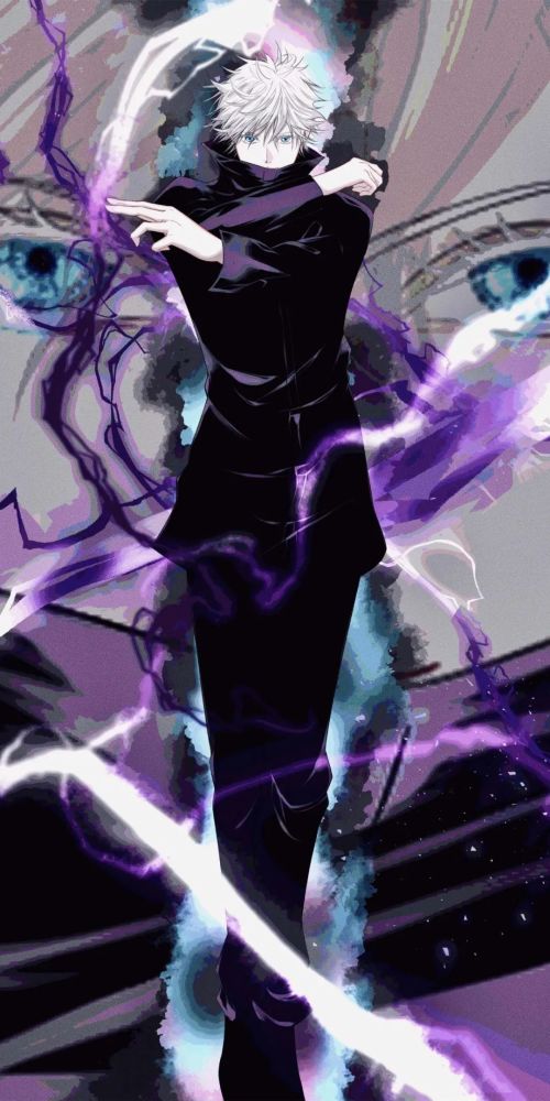 咒术回战 五条悟 从失败里不断变强的男人 动漫全面屏壁纸 腾讯新闻