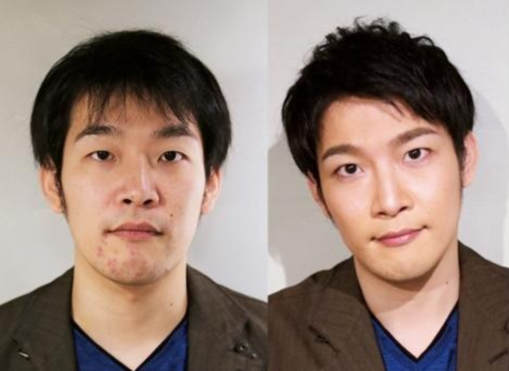 日本小哥3年苦练化妆改造对比等于换头不化妆太吃亏了
