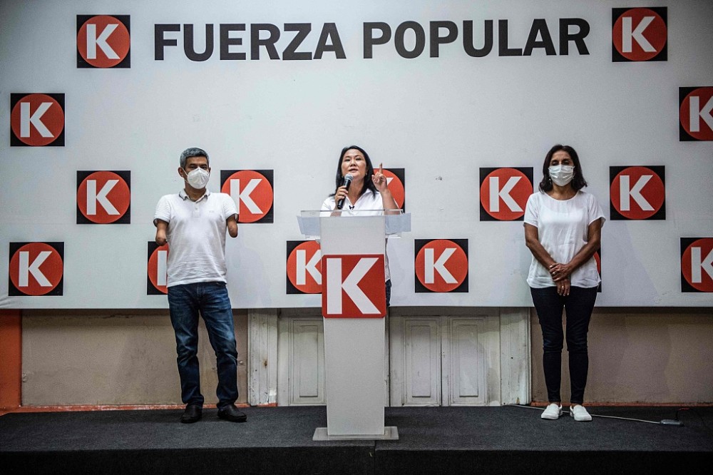 秘鲁大选进入第二轮左翼工会领袖将对阵藤森庆子图