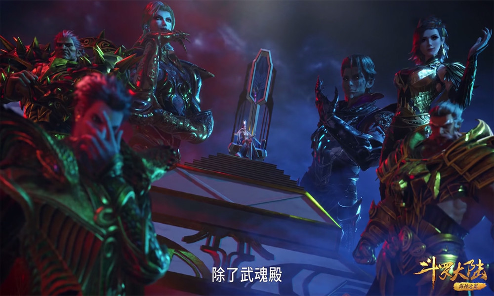 斗罗152集:武魂殿曝光六位封号斗罗,女封号好美,比比