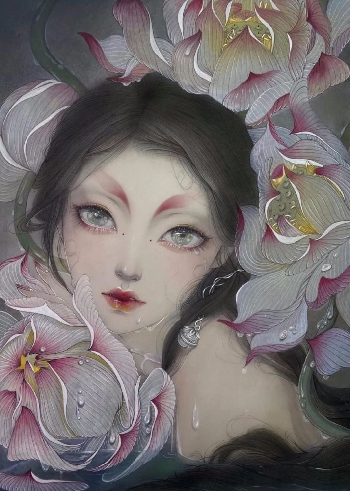 古风插画这画风简直爱了画师熙往ljx