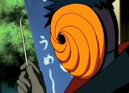 火影忍者阿飞为了隐藏身份从不摘下面具他平时是怎么吃饭呢