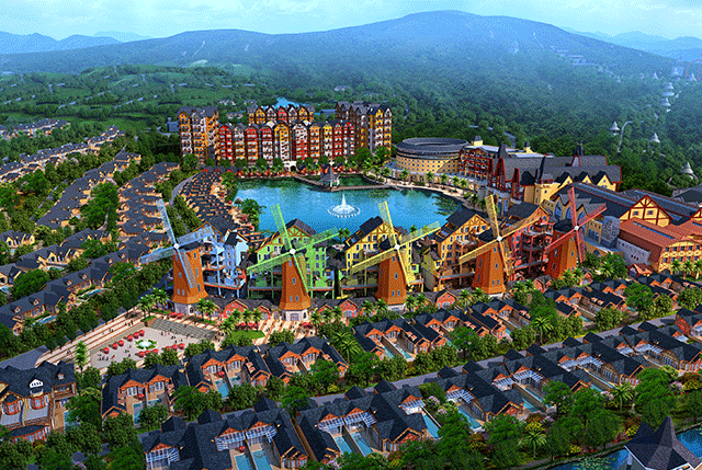 古堡主题建筑,充满童趣的游乐园还有一座宛如童话般的梦幻王国几乎1:1