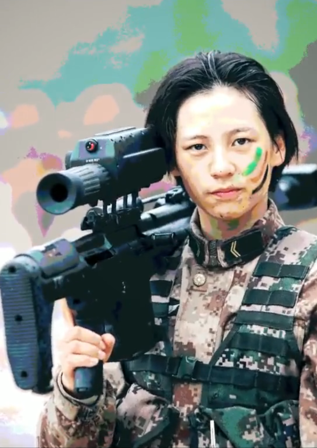 成为了一名话务女兵 2018年11月 沈梦可所在旅成立狙击