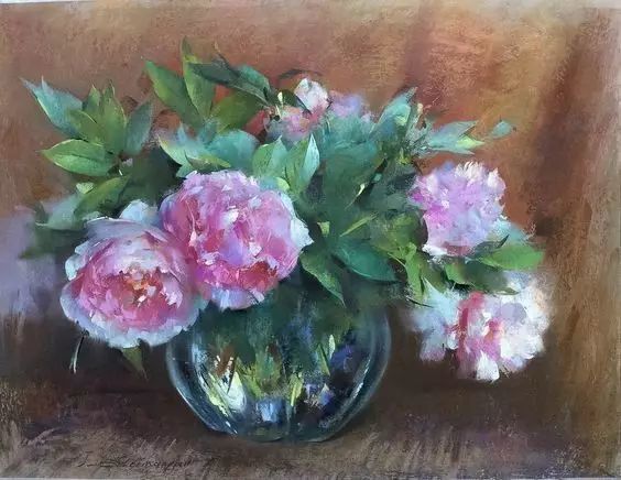 色粉画 伊朗画家javad solimanpour作品