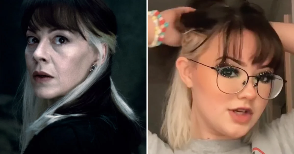 哈利波特为什么电影中把纳西莎的头发设计成两种颜色