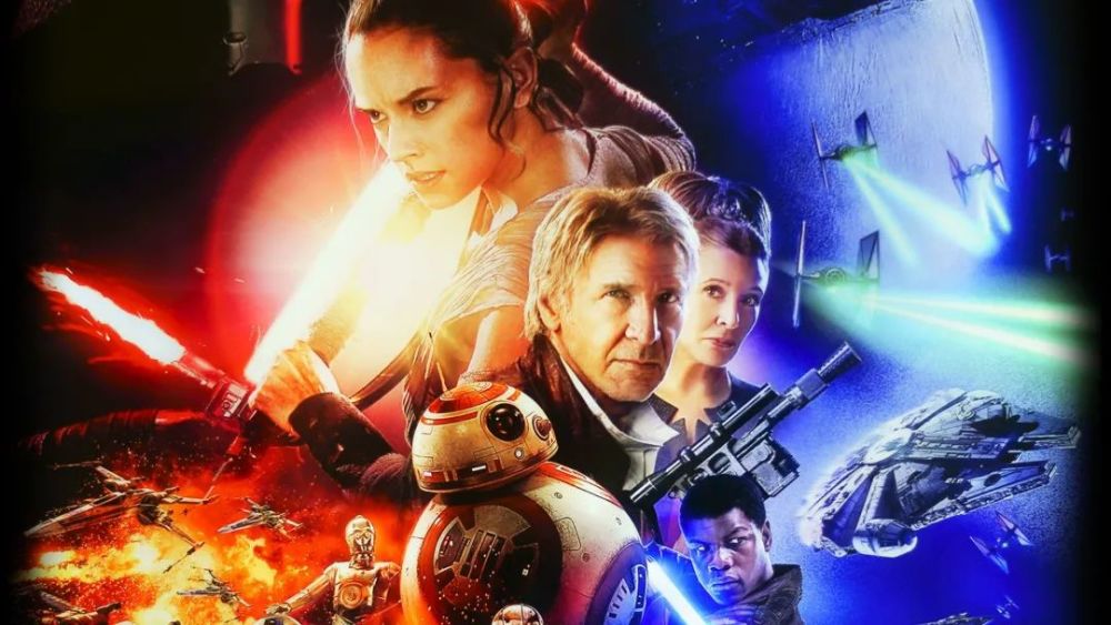 在他的《星球大战》系列影片中展现了许多新概念和新科技,比如原力