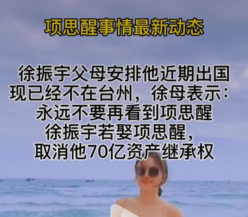 徐振宇为继承家族70亿产业,不惜悔婚项思醒,还要出国避风头_腾讯新闻