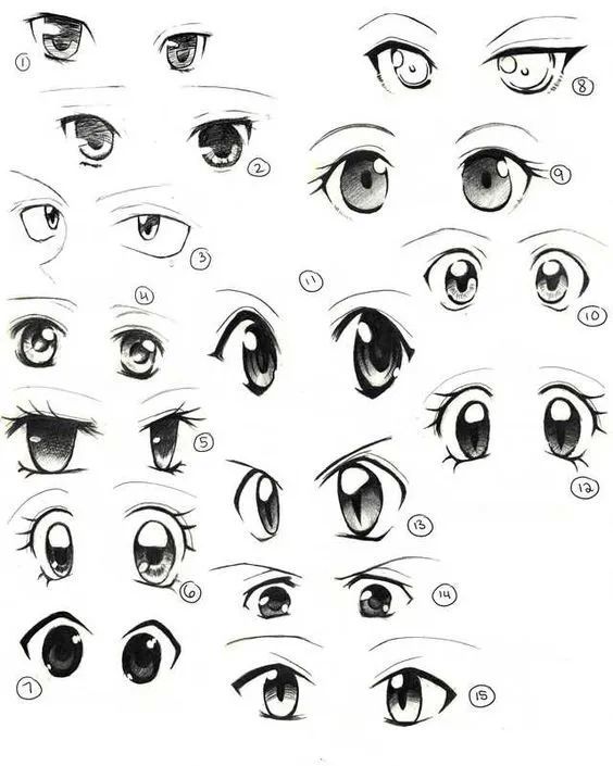 美丽的眼睛怎么画简单图片