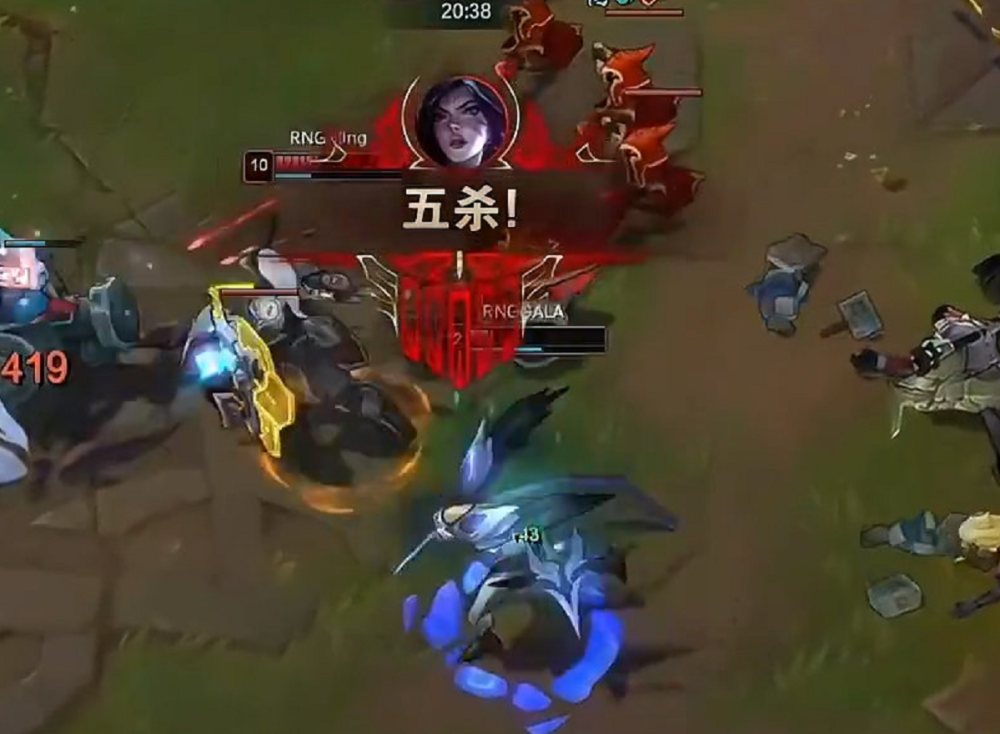 尤其是以五杀结尾的第三场比赛,足以称得上是gala的封神之战