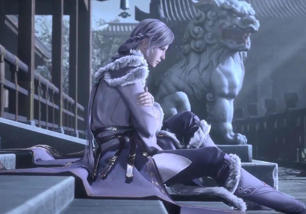 《天宝伏妖录》陆许的侧面好看,泡温泉也做了,这个剪影是刘非吗