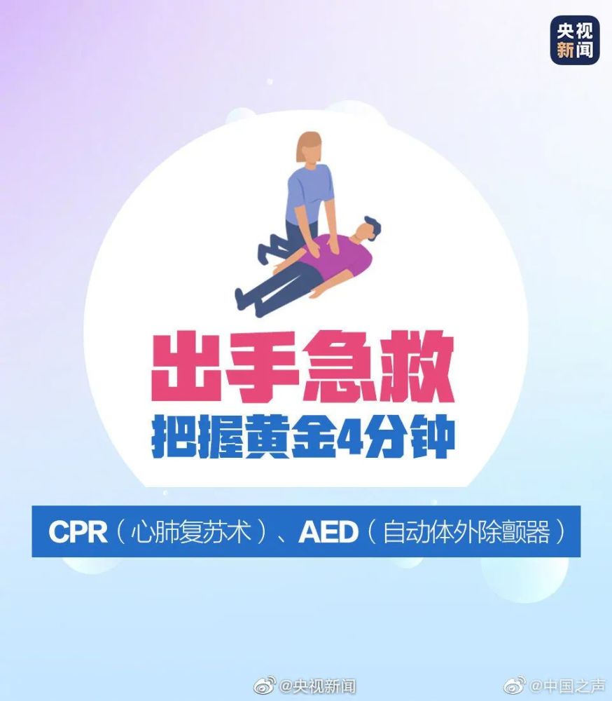 学会正确进行cpr心肺复苏和使用aed自动体外除颤器