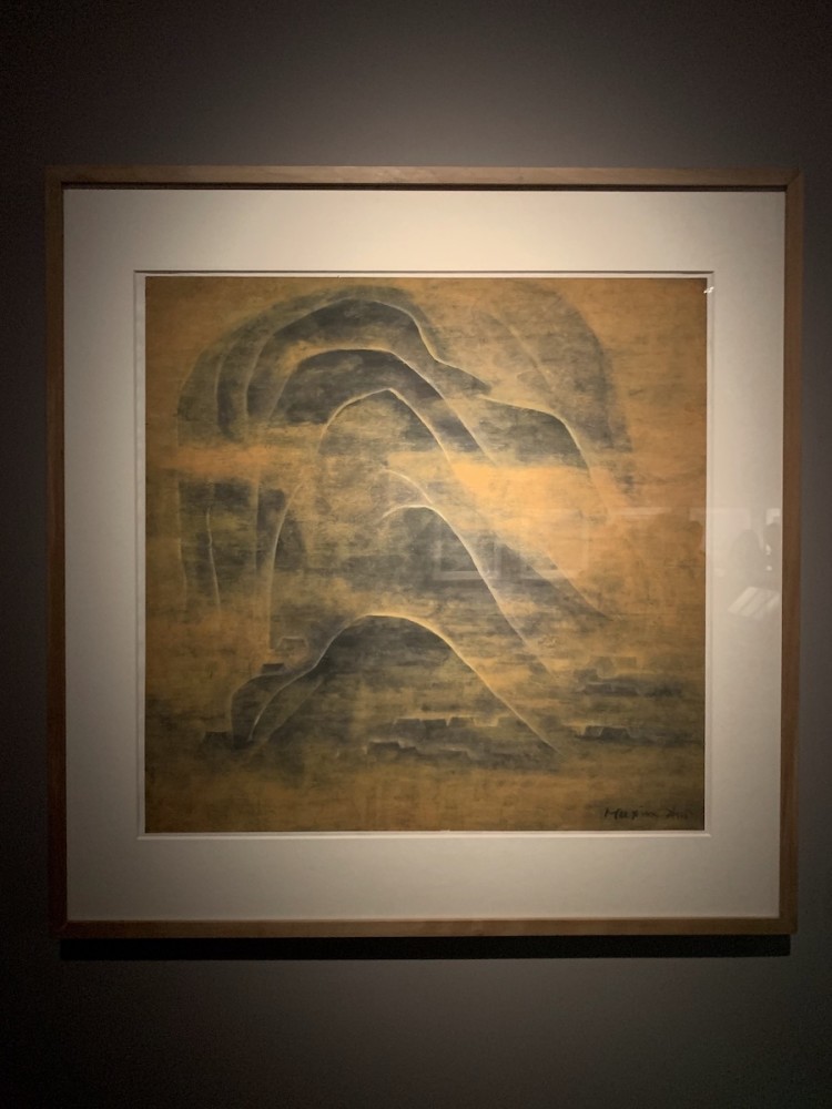 木心的转印画作品.拍摄于木心美术馆.木心的转印画作品.