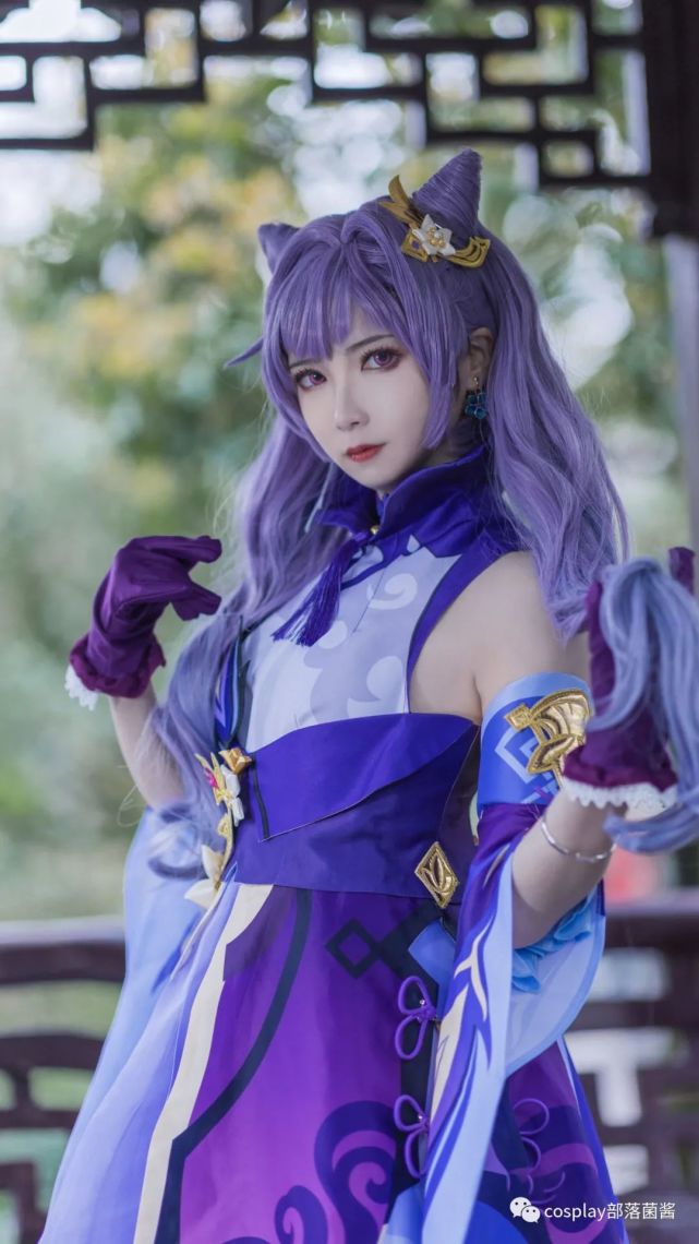 cos:原神刻晴cos正片@花雪,我的身邊,還會有你陪伴嗎?