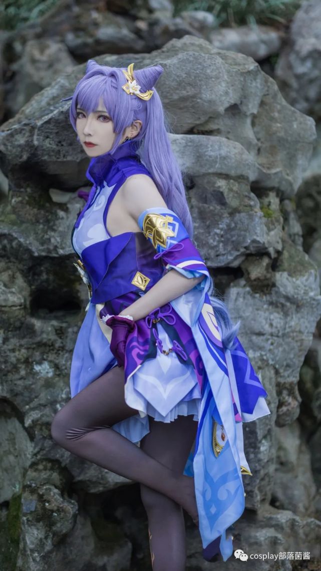 cos:原神刻晴cos正片@花雪,我的身边,还会有你陪伴吗?