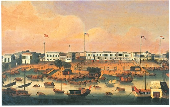 百舸争流十三行商埠繁荣粤延绵