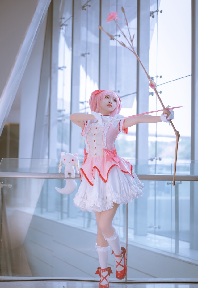 魔法少女小圆鹿目圆cos正片