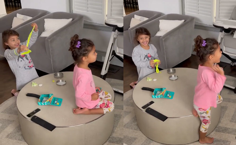 巨石强森3岁女儿迷上海王硬汉很吃醋却不得不联系杰森莫玛