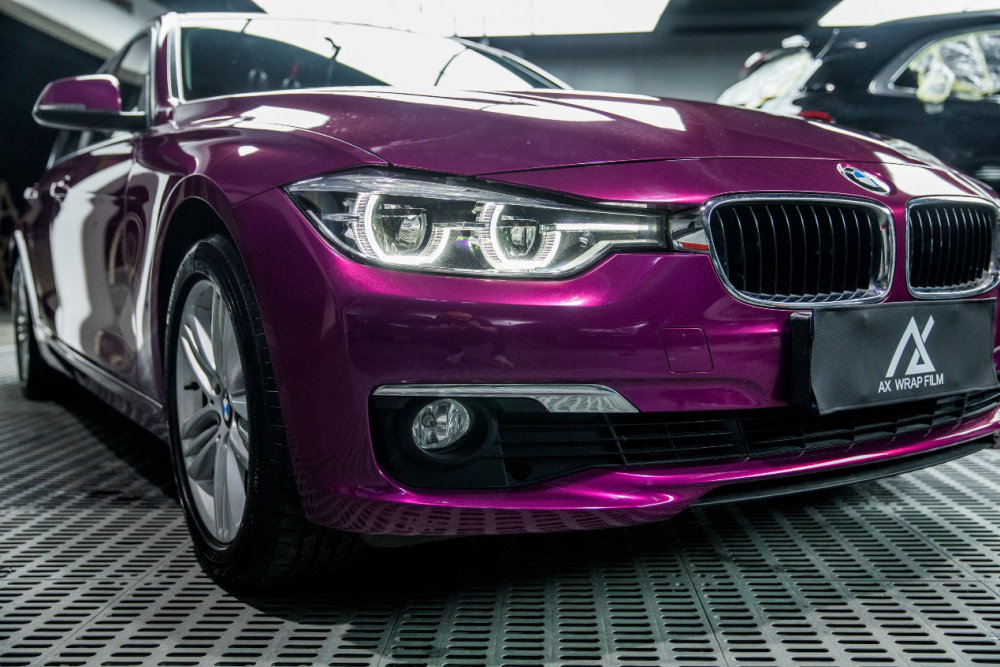 宝马3系改色浆果紫色是甜还是咸