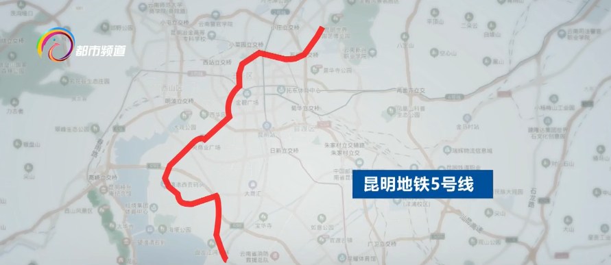 昆明5号线地铁线路图图片