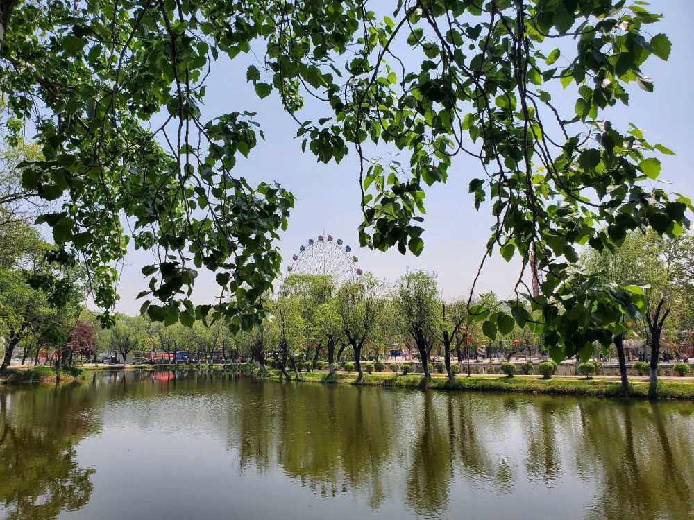 咸陽湖景區之渭濱公園美景