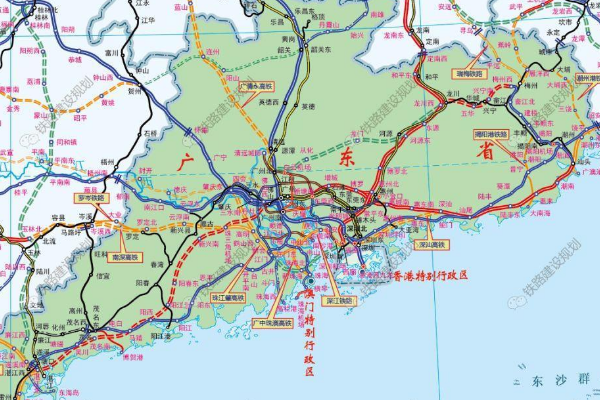 广东铁路规划图图片