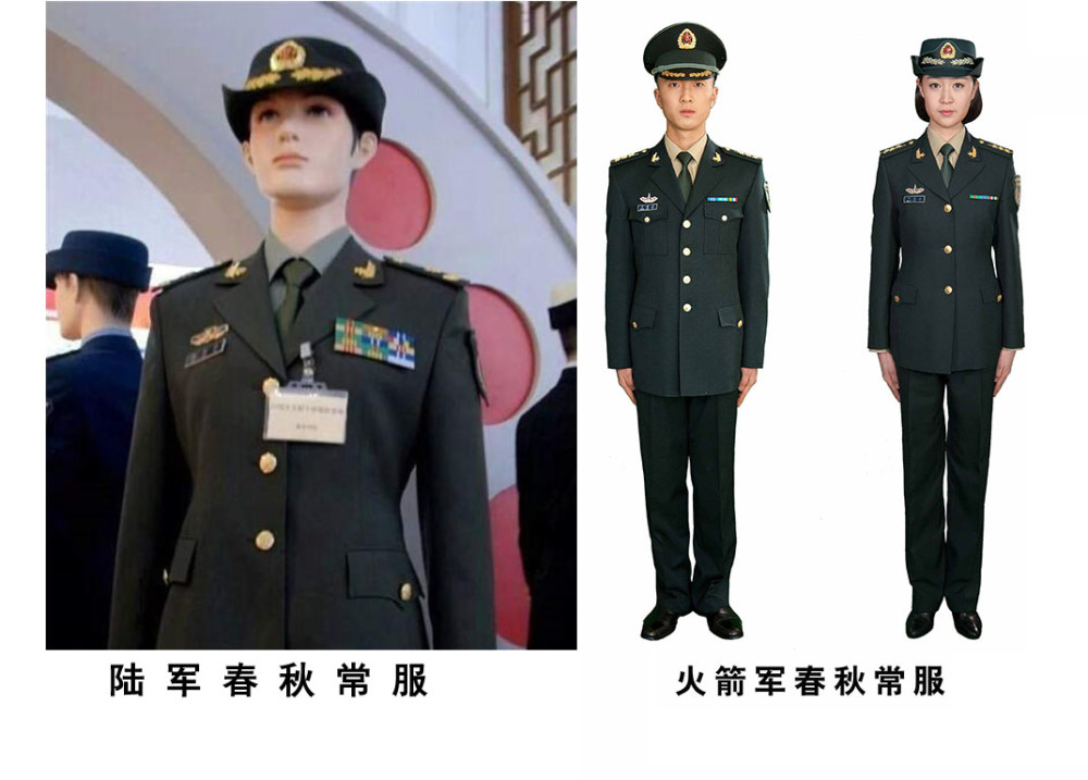 观众也有幸通过观看影片,领略到火箭军军装的风采