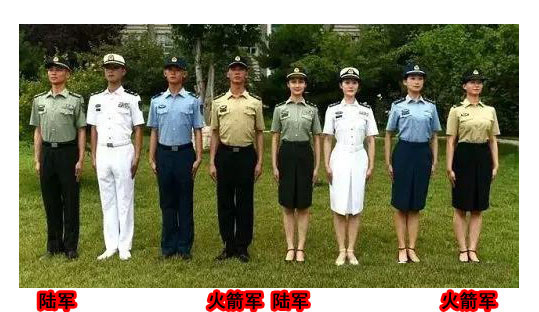 首先,我们来研究常服和礼服,毕竟我军的常服和礼服在设计上差别不大.