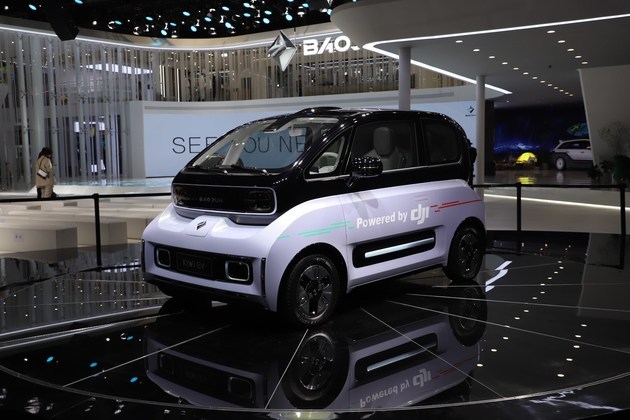 2021上海车展实拍e300改名实锤新宝骏kiwiev亮相