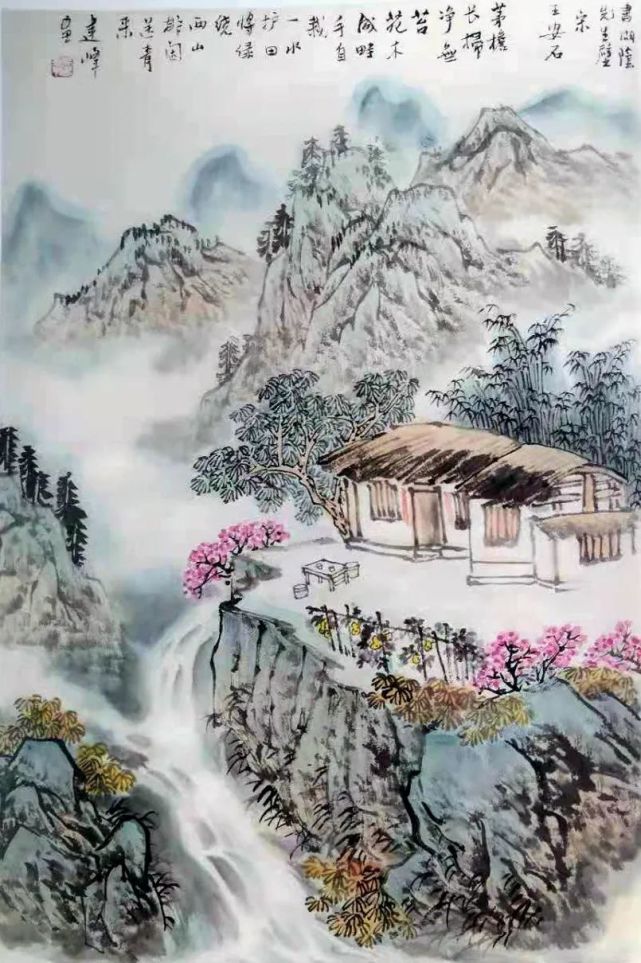 陈佳蓥本期上学侠领读课代表一水护田将绿绕,两山排闼送青来.