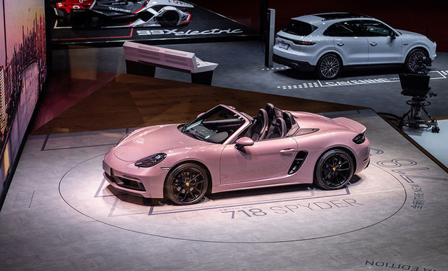 2021上海车展:保时捷718 spyder售73.