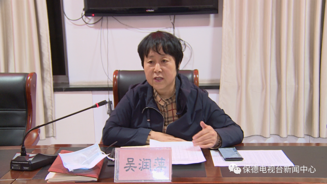 政府二级调研员吴润平出席会议并讲话,新