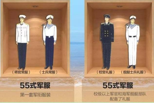 中國海軍軍服70年演變史,85式最具殺氣,07式顏值最高_騰訊新聞