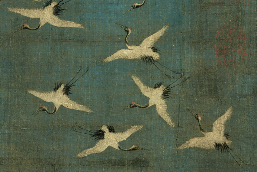 在汴梁城内所有看鹤的人群中,独有一人观"鹤天"之象如遇前世,心有灵犀