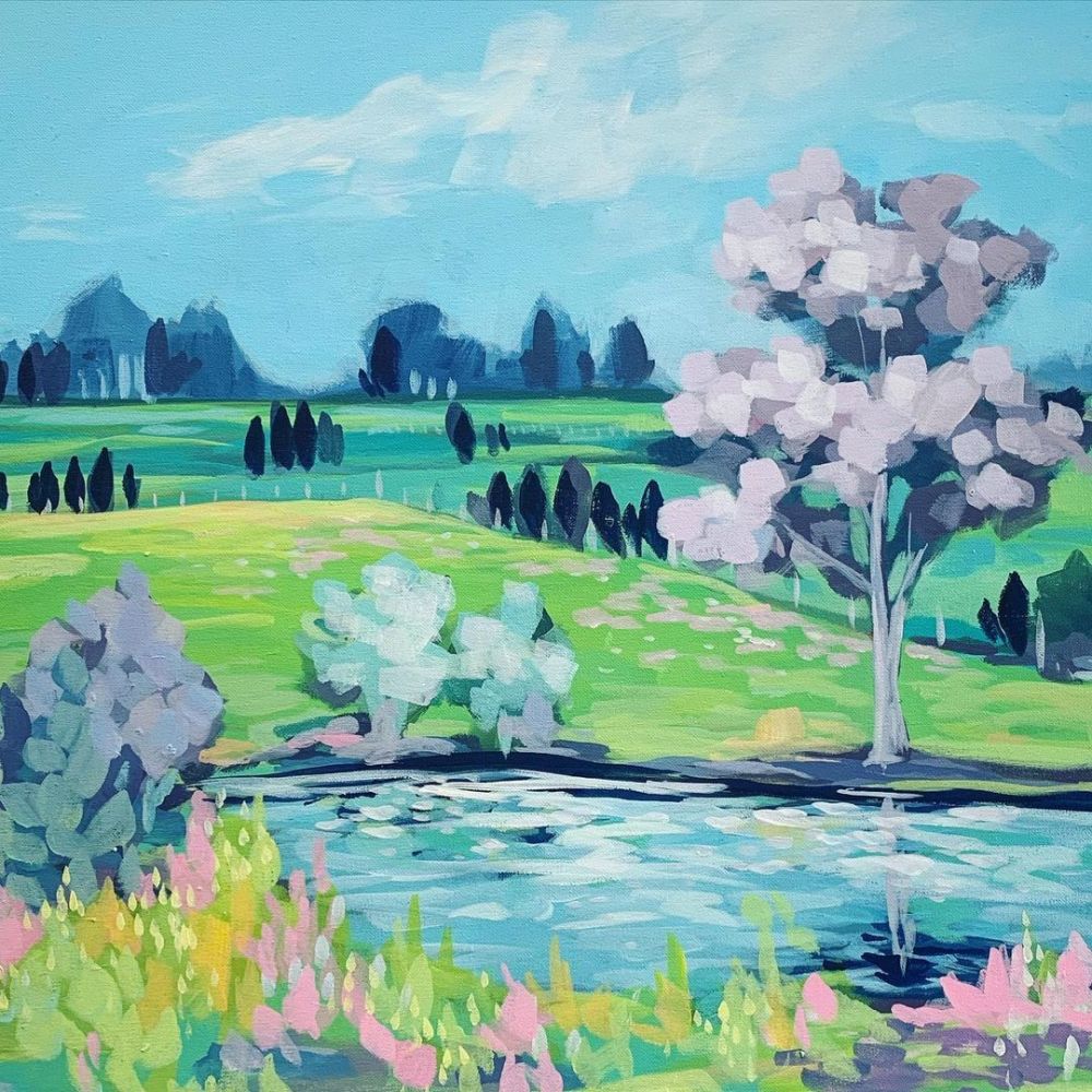 澳大利亚艺术家克莱尔布雷姆纳绘画作品