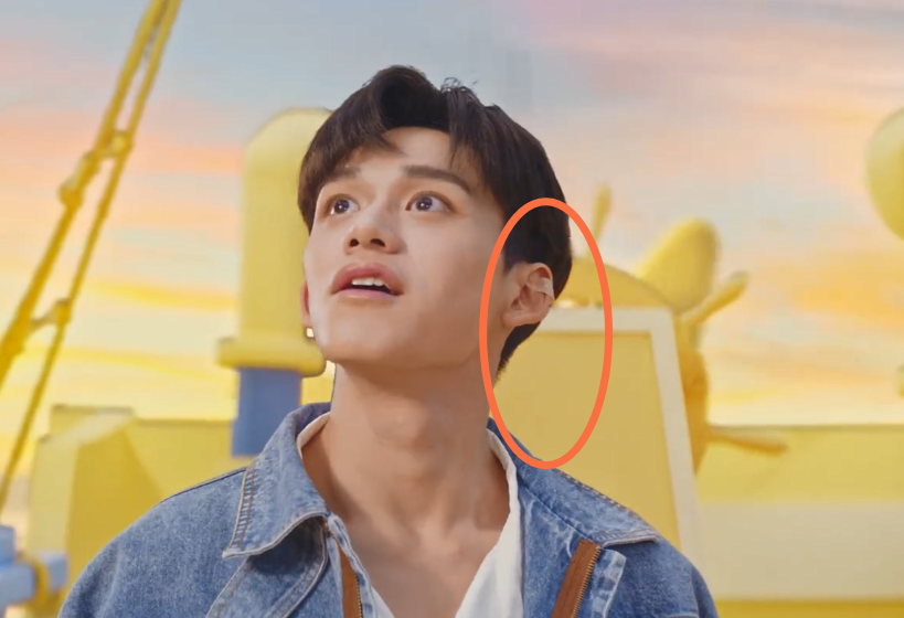 男士戴耳钉不能录节目看到黄旭熙的操作一般人可想不到