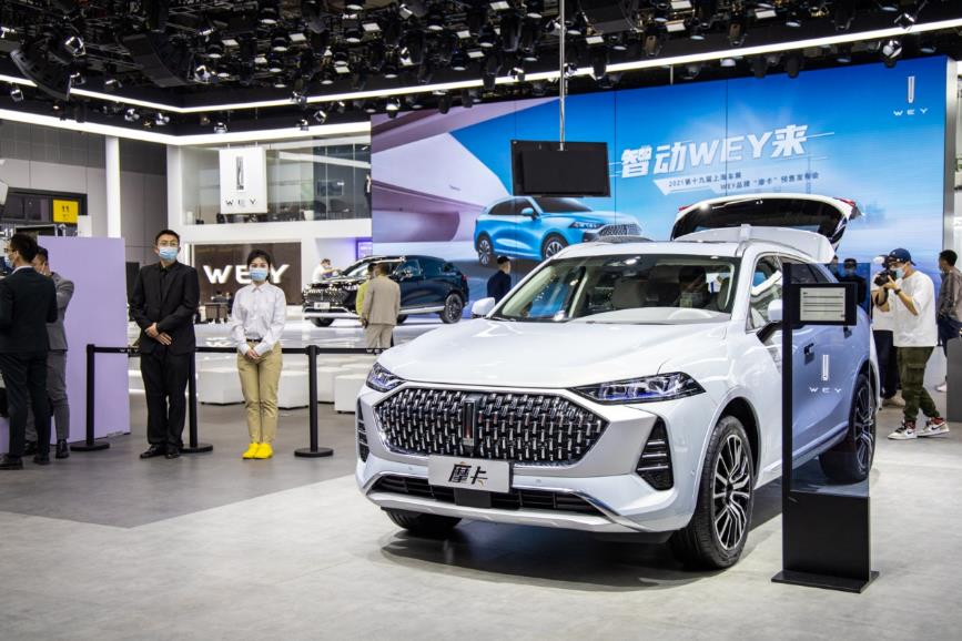 wey摩卡上海车展开启预售,"智能汽车人"超强魅力燃炸全场