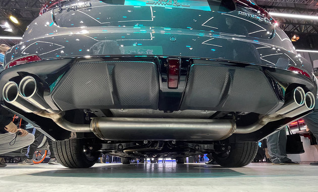 21上海车展 广汽传祺影豹实拍四出排气是真的 腾讯新闻