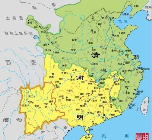 朱元璋儿子封王地图图片