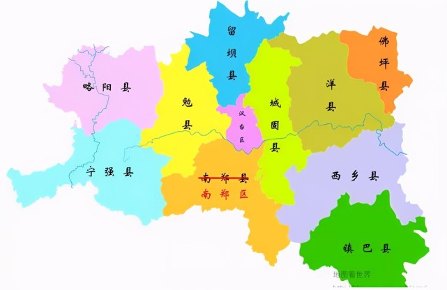 发布的汉中市十四五规划可以看出,走向差异很大——3个县调整行政区划