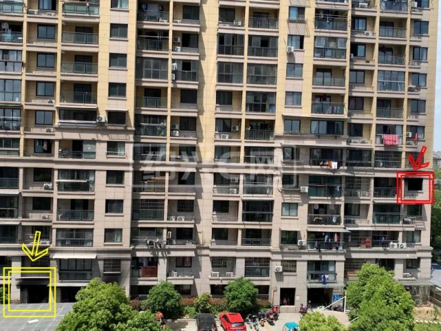 绍兴网红小区龙骧园又着火了还是同一幢现场已拉起警戒线