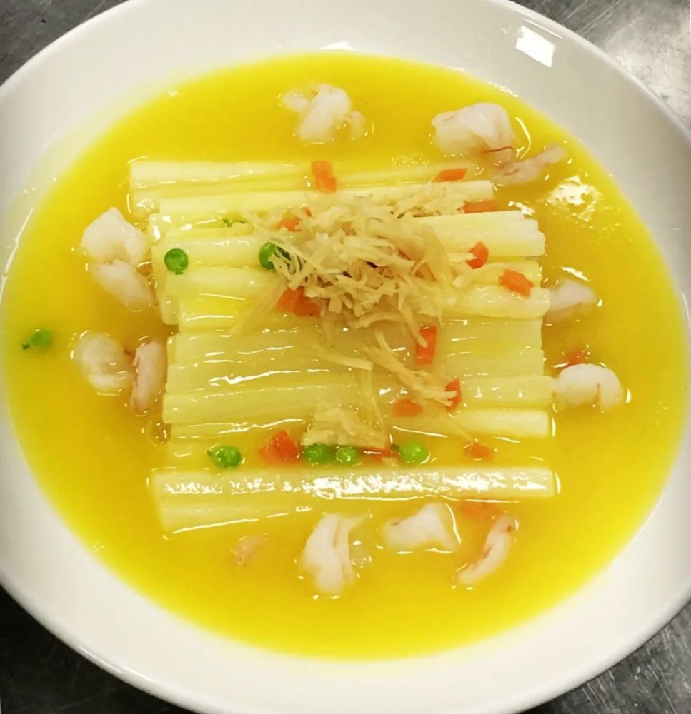 大厨小菜|四季家常菜!鲜虾瑶柱煨山药