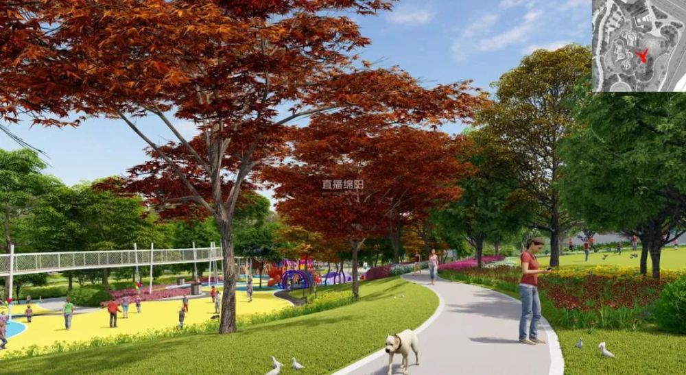 绵阳城市运动公园五一开园小直体验后直呼棒棒棒