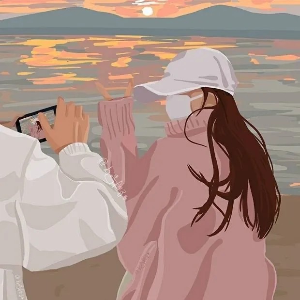 不容易撞的情侣头像