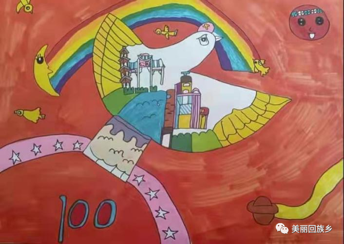 一幅幅精美,漂亮的图画,展现出孩子们独特的看待世界的视角,给我们